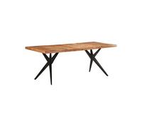 Table de Salle à Manger 200x90x76cm Bois de Récupération Solide Dîner vidaXL
