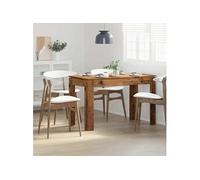 vidaXL Table à manger vieux bois 120x60x76 cm bois d'ingénierie Marron