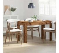 vidaXL Table à manger vieux bois 120x60x76 cm bois d'ingénierie, table, table de dîner, meuble à manger, table de cuisine, 855902