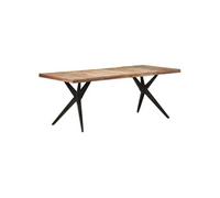 Vidaxl Table De Salle À Manger 200x90x76cm Bois De Récupération Solide
