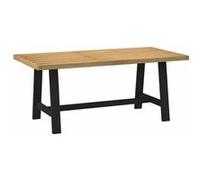 vidaXL Table à manger NOAIN – pieds en forme de A – massif pin 180x90x75 cm