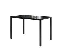 Vicco Table à Manger Grand, Noir, 120x70cm