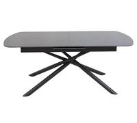 Table à Manger Guéridon Orton Céramique Largeurs Éligible Noir Marbre Matt M