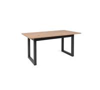 Table À Manger Industrielle Extensible 10 Personnes Kotor Marron