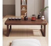 Table À Manger Japonaise,Table Basse Japonaise Au Sol,Table Basse De Style Japonais pour S'asseoir Au Sol Ou Décorer Un Salon.