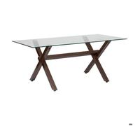 Table à manger ""Jorel"" marron 180x90x74,5cm - Atmosphera createur d'interieur