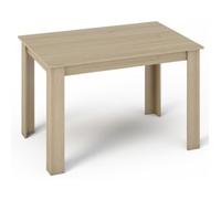 Table à Manger KONGO Chêne de Sonoma - Résistante aux rayures et à l'humidité - 120 x 80 x 75 cm
