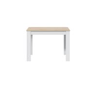 Table à manger LILIAN L109 x P67cm - Blanc / Bois