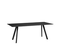 Table à manger linoléum Copenhague CPH30 2.0 200x90cm black lacquered oak base