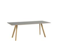 Table à manger linoléum Copenhague CPH30 2.0 200x90cm water-based lacquered oak base