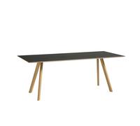 Table à manger linoléum Copenhague CPH30 2.0 200x90cm water-based lacquered oak base