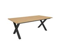 Table à manger, Meuble Salle à Manger, 194x90x74 cm, Pour 10 personnes, Chêne soft, RF3782