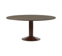 Table à manger Midst Ø160cm chêne foncé HxØ 73x160cm