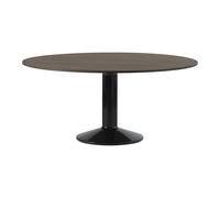 Table à manger Midst Ø160cm chêne foncé HxØ 73x160cm