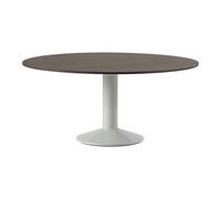 Table à manger Midst Ø160cm chêne foncé HxØ 73x160cm