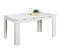 Table à Manger Moderne 160x90 cm Blanc 8 Places Extensible Multicolore G