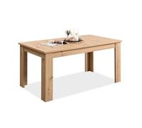 Table à manger moderne en bois 160x90 cm extensible ? 8 places