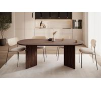Table à manger - Noyer - Ovo - 90 X 75 X 204