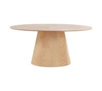 Table à manger oval House Nordic Bolton Beige 90x160x75 cm