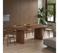 Table à manger ovale en bois de manguier 200cm JEANNE