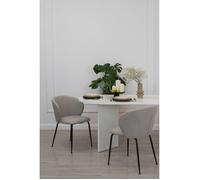 Table à manger - OVO - blanc - 90x204 cm