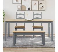 Table à manger Panama 117x60x75 cm bois massif de pin vidaXL