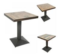 TABLE A MANGER -PEACHES -Table à Manger Contemporaine Design Unique Salle à Manger Cuisine-60*60*75cm-Charge maximale：120kg