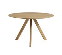 Table à manger placage Copenhague CPH20 2.0 Ø120cm solid oak base