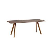 Table à manger placage Copenhague CPH30 2.0 200x90cm solid walnut base