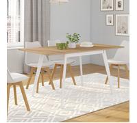 Table à manger rectangle extensible - IDMARKET - INGA - Bois - 4-8 personnes - 110-150 cm