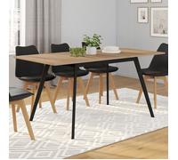 Table à manger rectangle extensible - IDMARKET - INGA - Bois - 4-8 personnes - 110-150 cm