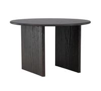 Table à Manger Ronde "Bjorholmen" 120cm Noir
