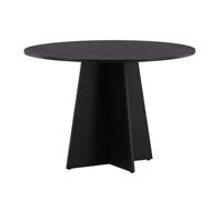 Bootcut table de salle à manger ⌀110cm noir.