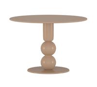 Table à Manger Ronde "Boule" 110cm Marron