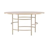 Table à Manger Ronde "Copenhagen" 140cm Beige