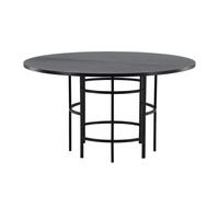 Table à Manger Ronde "Copenhagen" 140cm Noir