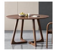 Table À Manger Ronde en Bois for 4 Personnes, De Cuisine Circulaire for Petit Espace, Basse Moderne du Milieu Siècle for Salon, Salle(100x75cm)
