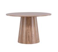 Table Repas Ronde 120 Cm Lanzo Marron