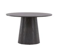 Table à Manger Ronde "Lanzo" 120cm Moka