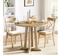 Table à manger ronde - LITTLE TREE - Little Tree - 80 cm - Chêne - 2-4 personnes