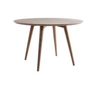 Miliboo Table à Manger Design Ronde Noyer D120 cm Livia