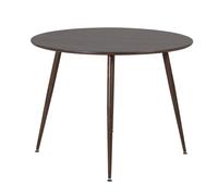 Table à Manger Ronde "Plaza" 100cm Noyer