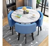 Table à manger ronde pour 4 personnes avec chaises table et chaises en marbre table quatre chaises bureau réception bureau et chaise ensemble table et chaises en marbre table quatre chaises bureau