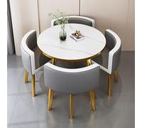 Table à manger ronde pour 4 personnes avec chaises table et chaises en marbre table quatre chaises bureau réception bureau et chaise ensemble table et chaises en marbre table quatre chaises bureau