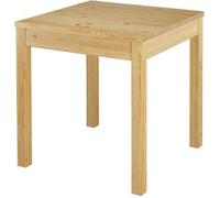 Table à manger, table de cuisine de 2 à 4 personnes, en pin massif naturel 90.70-50A