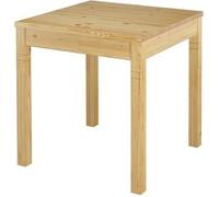 Table à manger, table de cuisine de 2 à 4 personnes, en pin massif naturel 90.70-50B