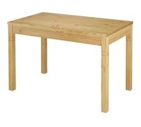 Table à manger, table de cuisine de 4 à 6 personnes, en pin massif naturel 90.70-51B