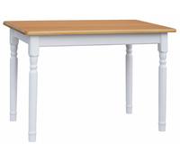 Table à manger table de cuisine table de pin massif bois blanc miel style...