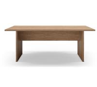 PEGANE Table à Manger, Table de Repas rectangulaire Aspect Bois Coloris chêne - Longueur 200 x Profondeur 100 x Hauteur 75 cm