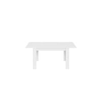 Table à manger THEA extensible L140-190cm - Blanc brillant